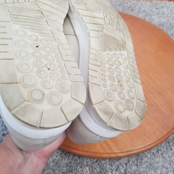 Women's Mephisto Match Runoff Shoes Beige White Leather Size 7.5 - Picture 10 of 12